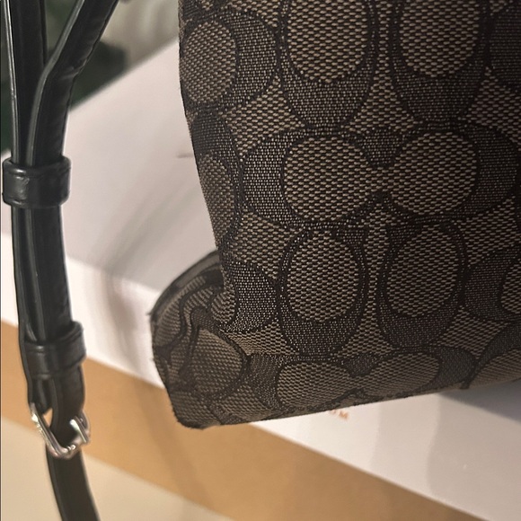 Coach Black and Brown Crossbody Bag - Picture 4 of 6